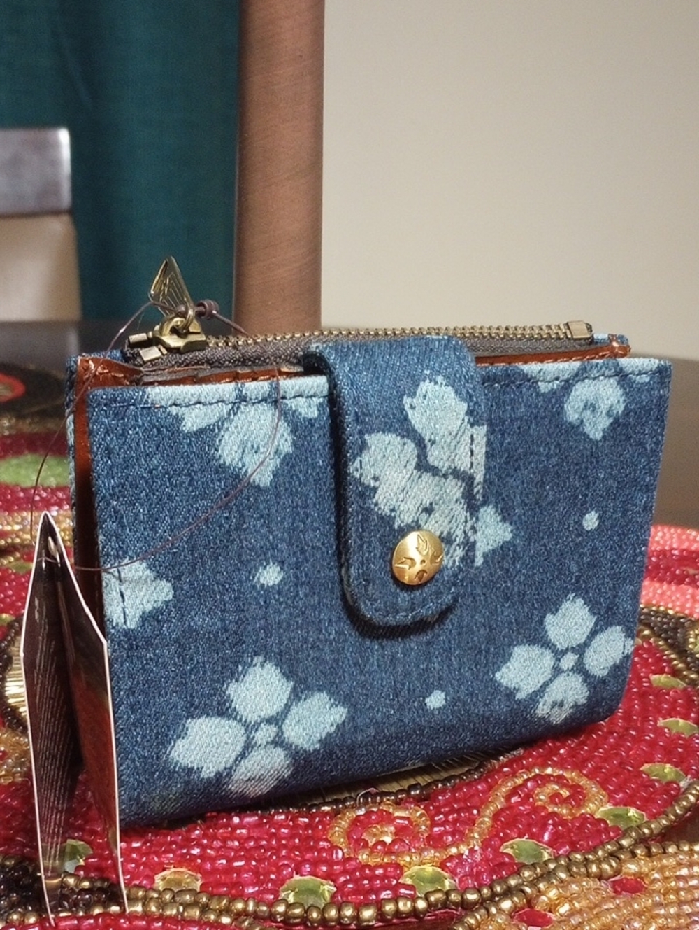 Patricia Nash Denim RFID Wallet - Picture 4 of 16